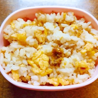 炒り卵おかか醤油混ぜご飯